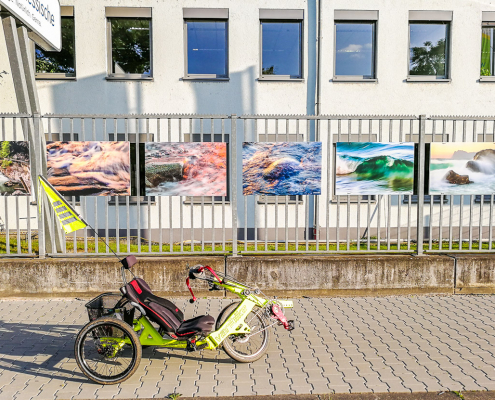 Outdoor Ausstellung an der Rheinhessischen in Ingelheim
